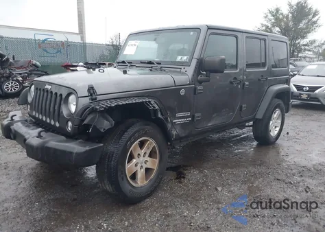 2017 Jeep Wrangler Unlimited Sport 4X4 z USA, uszkodzony, nr VIN 1C4HJWDG4HL539631